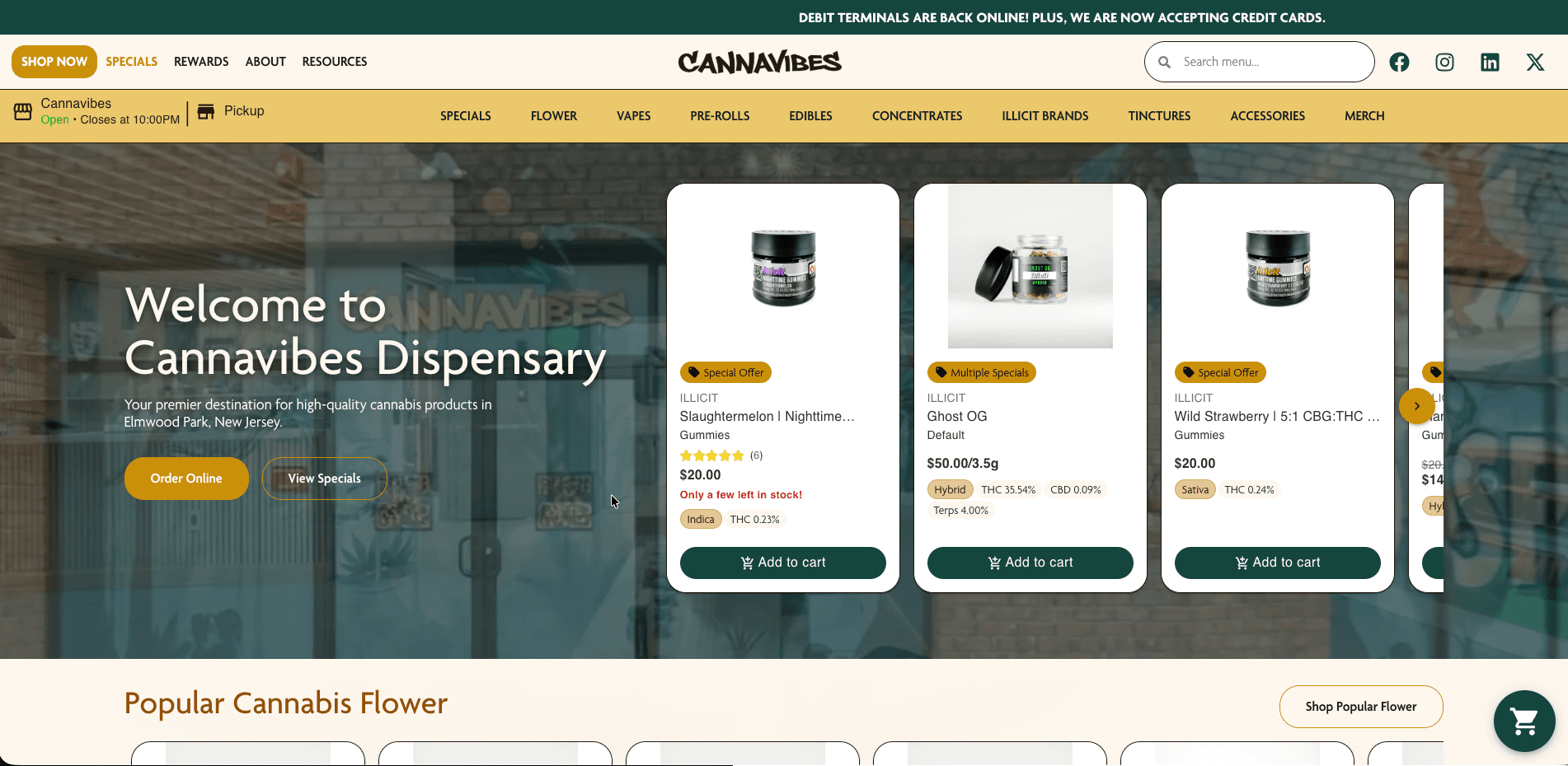 Cannavibes screenshot